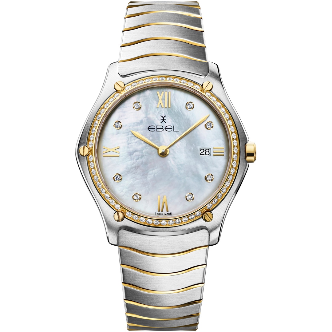 Ebel Sport Classic Lady Diamonds Bicolor / Perlmutt 37mm