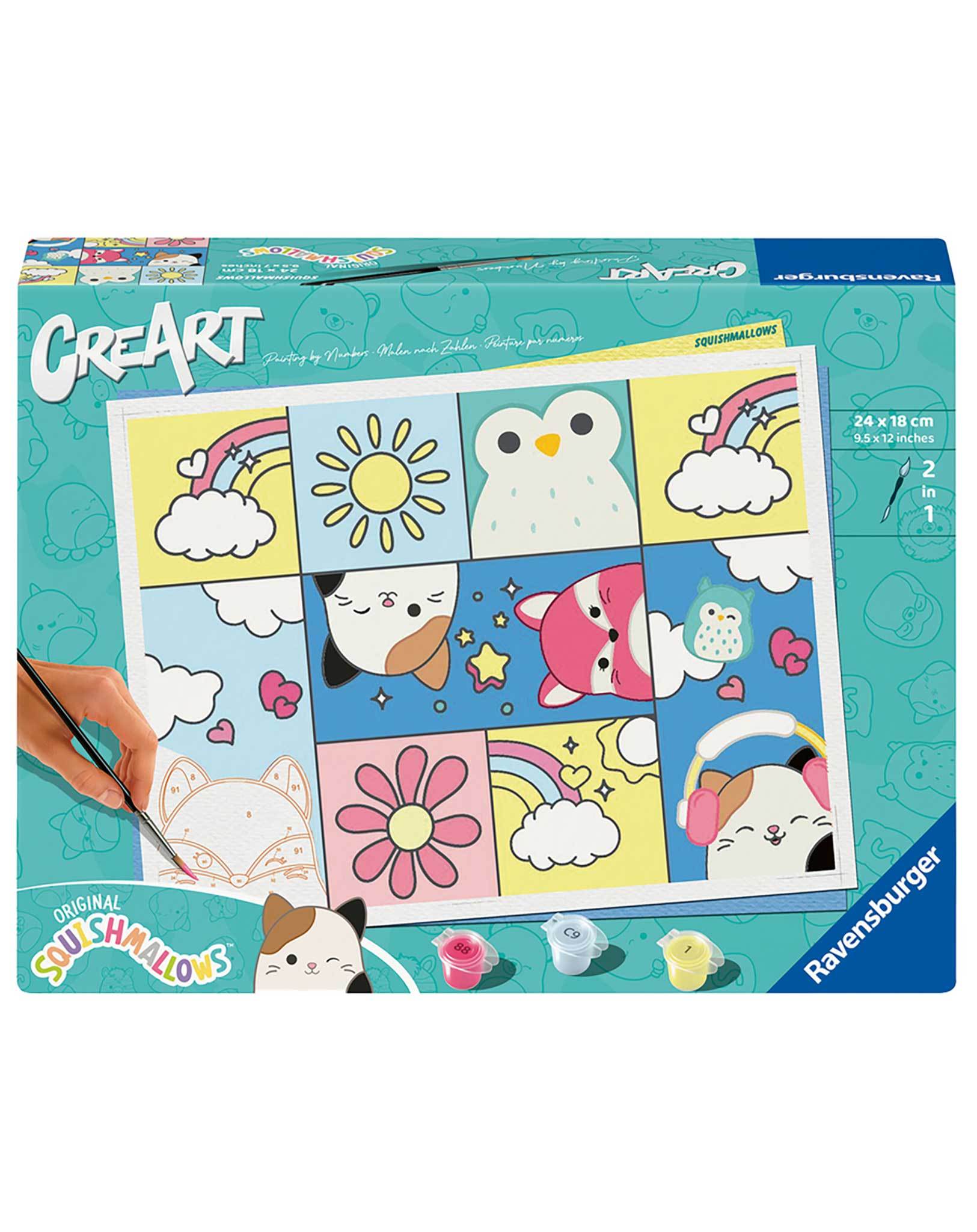 Malen nach Zahlen SQUISHMALLOWS