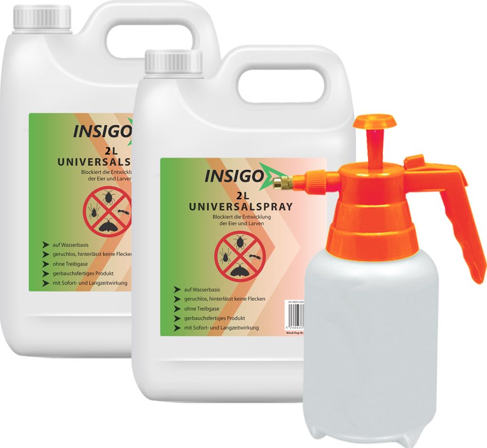 INSIGO Universal Insektenspray mit 2L Drucksprüher