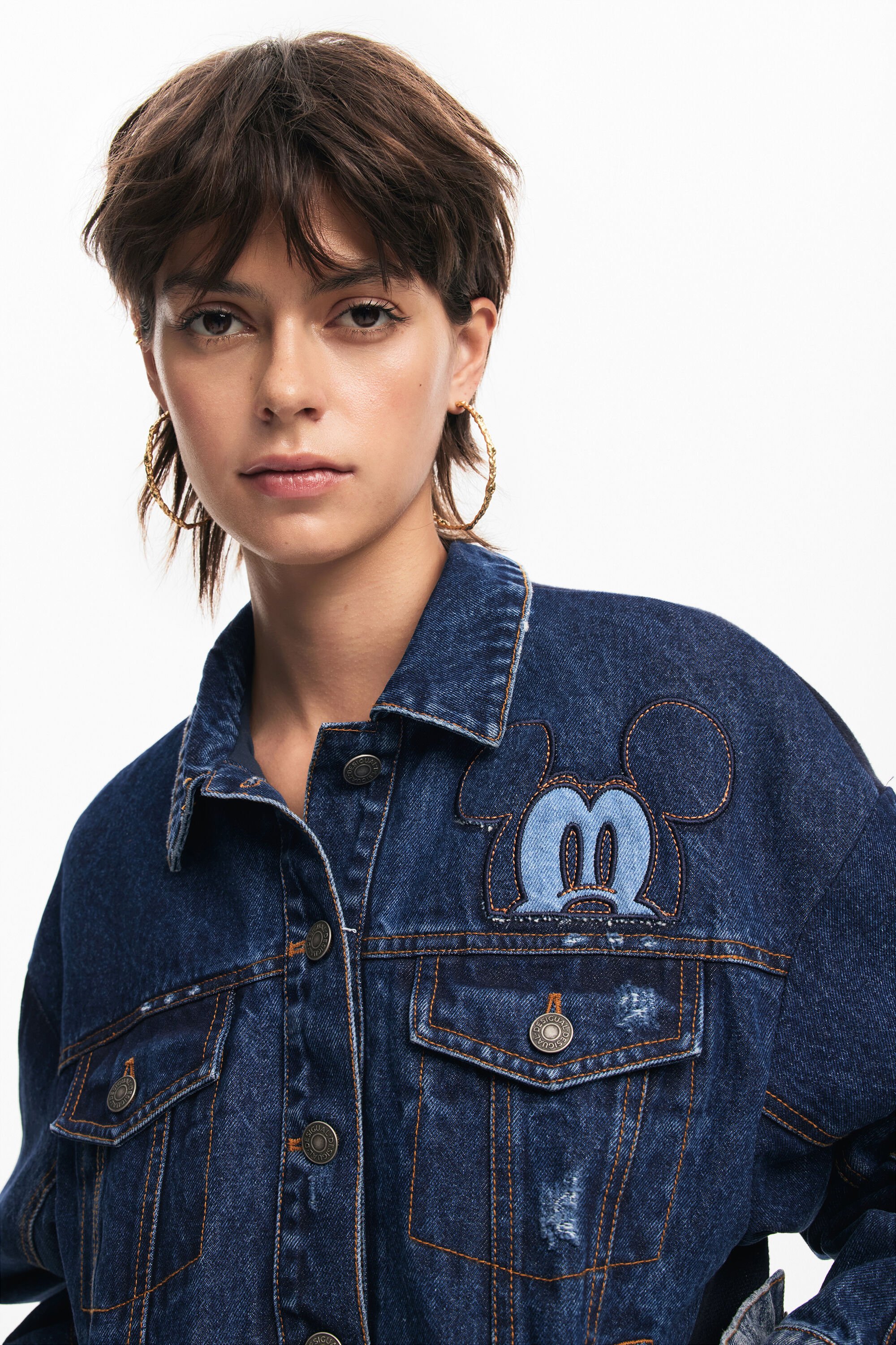 Jaqueta jeans Mickey