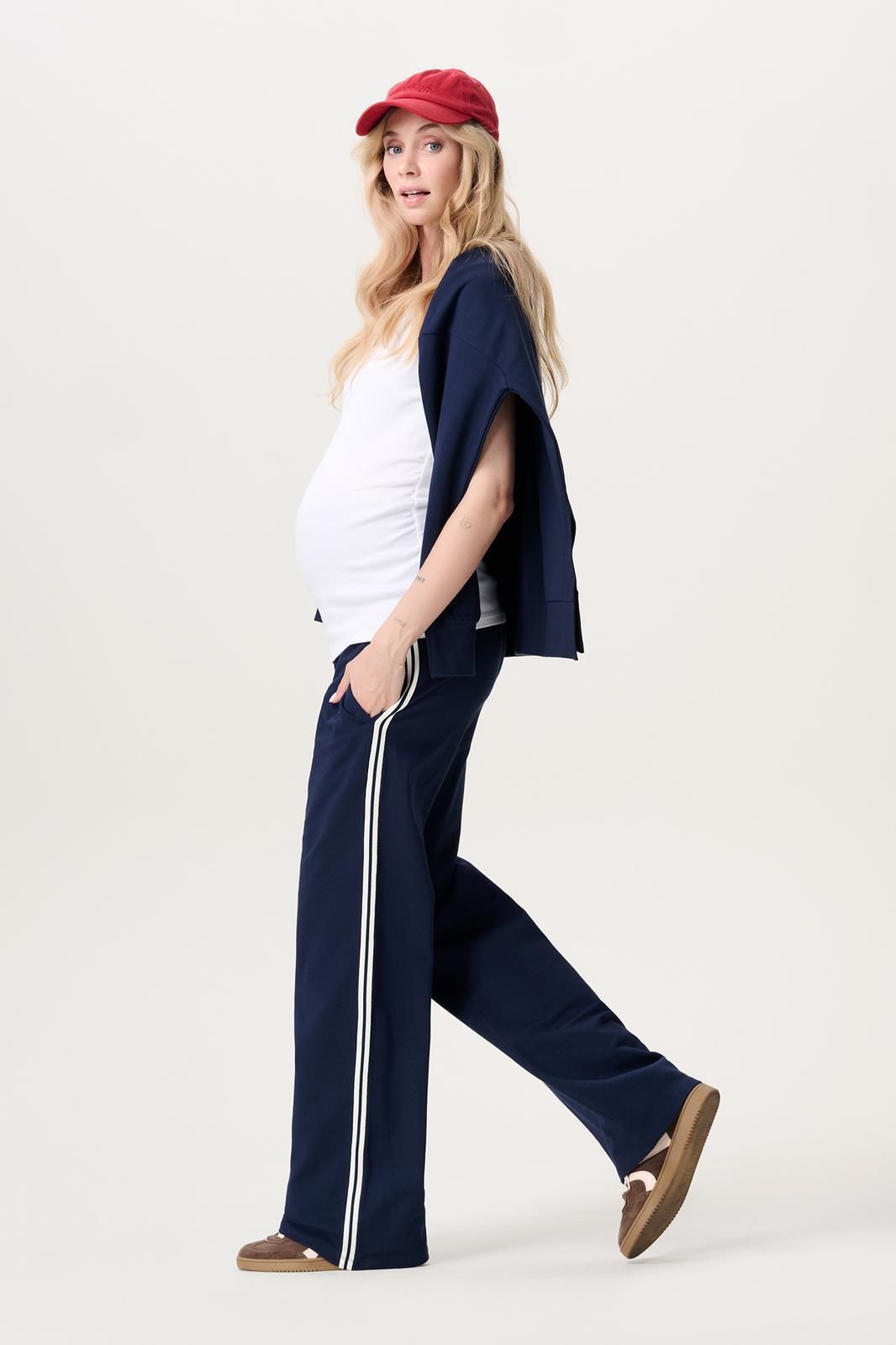 Noppies Maternity Trui met voedingsfunctie - Naval Academy