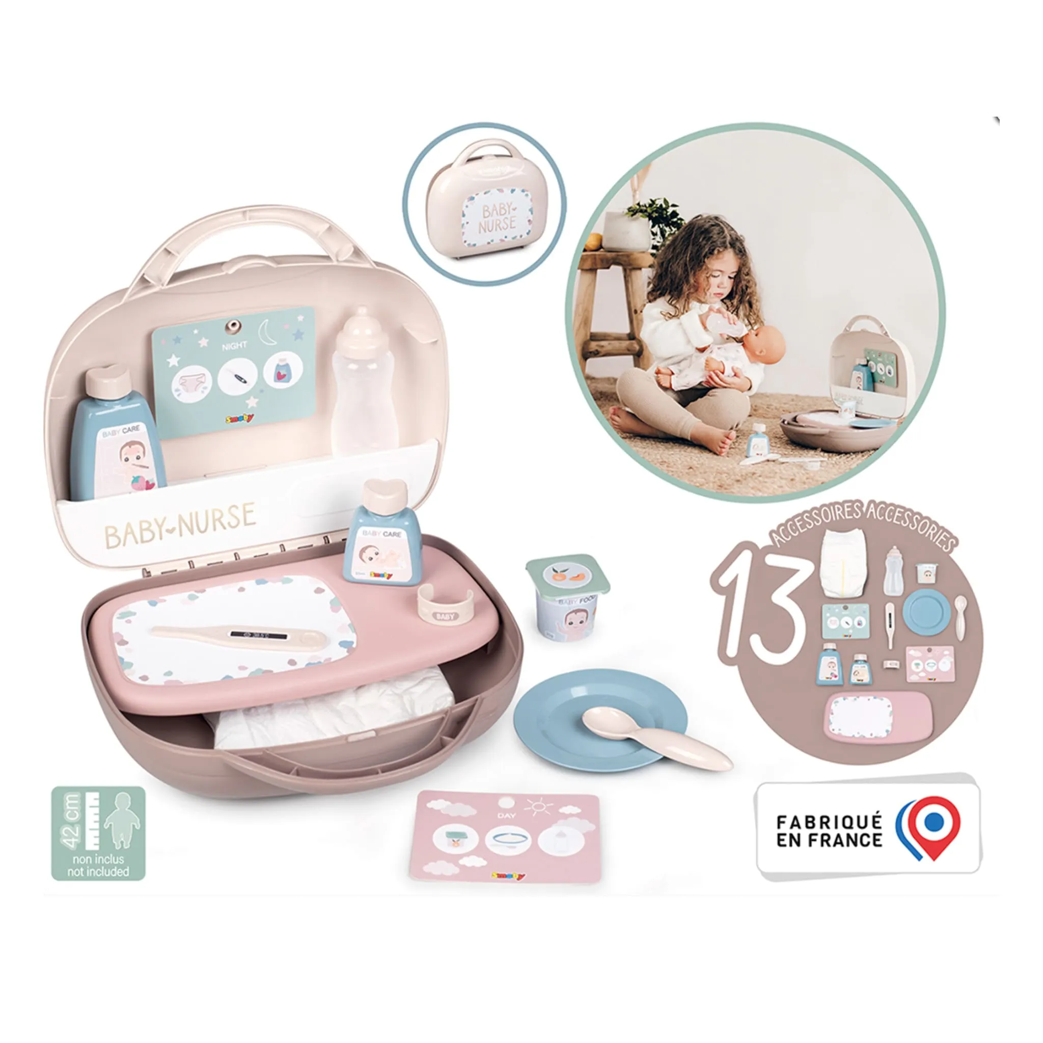 Smoby Vanité et Accessoires de Poupée