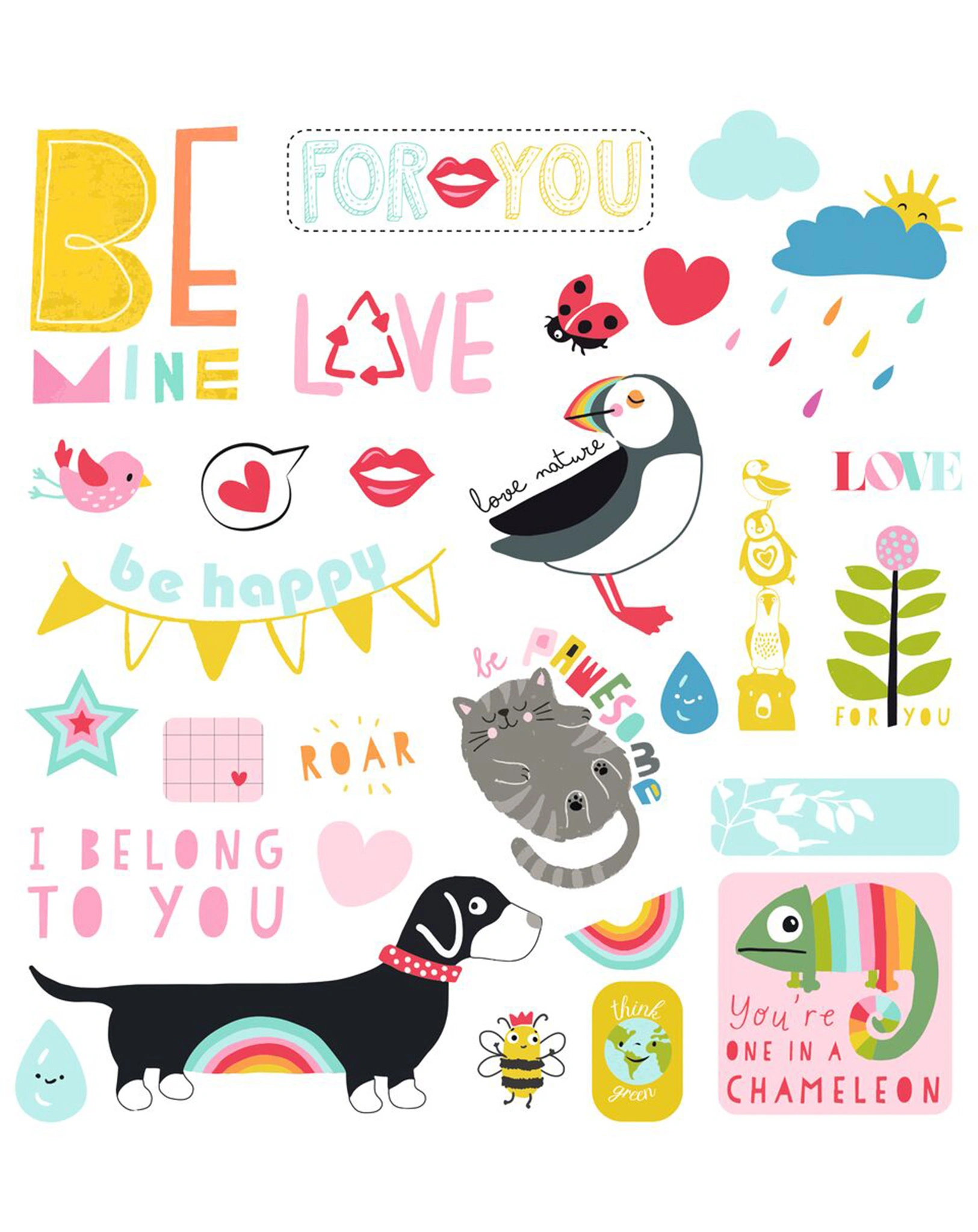 Stickerbuch LOVELY PLANET