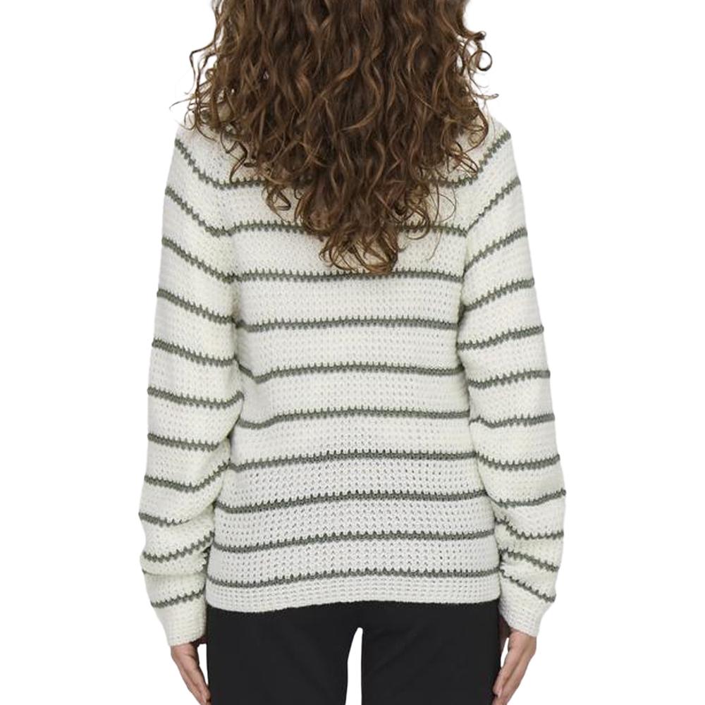 JDY Pull Blanc/Kaki Femme JDY Ellen