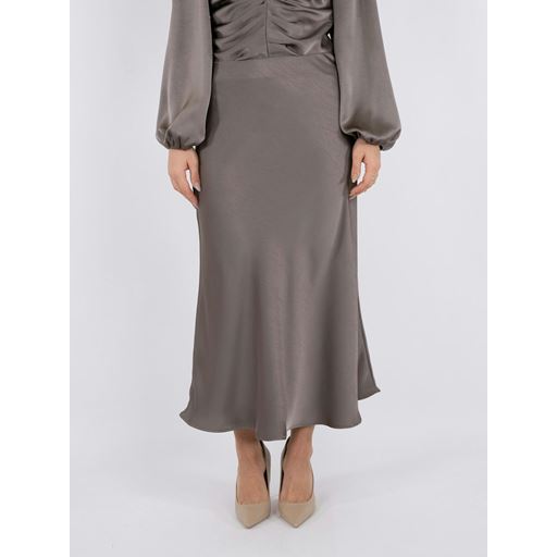 Neo Noir Bovary Nederdel, Warm Grey, 38