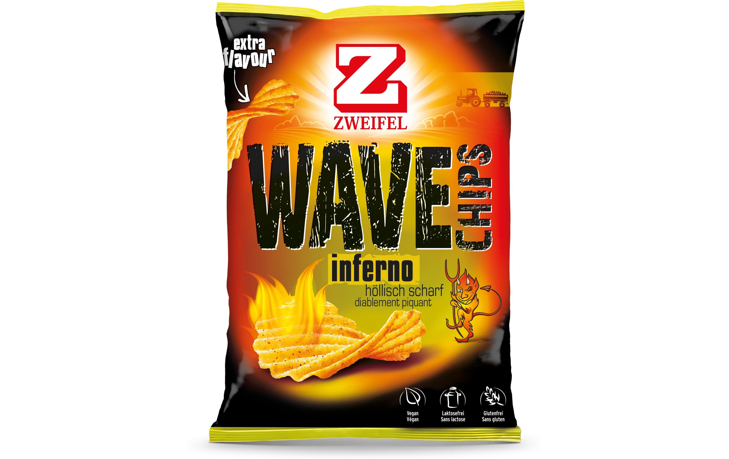 Wave Chips Inferno 20 x 30 gKartoffelchips