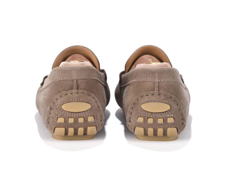 Mocassin été Velours Taupe - BISCAYNE