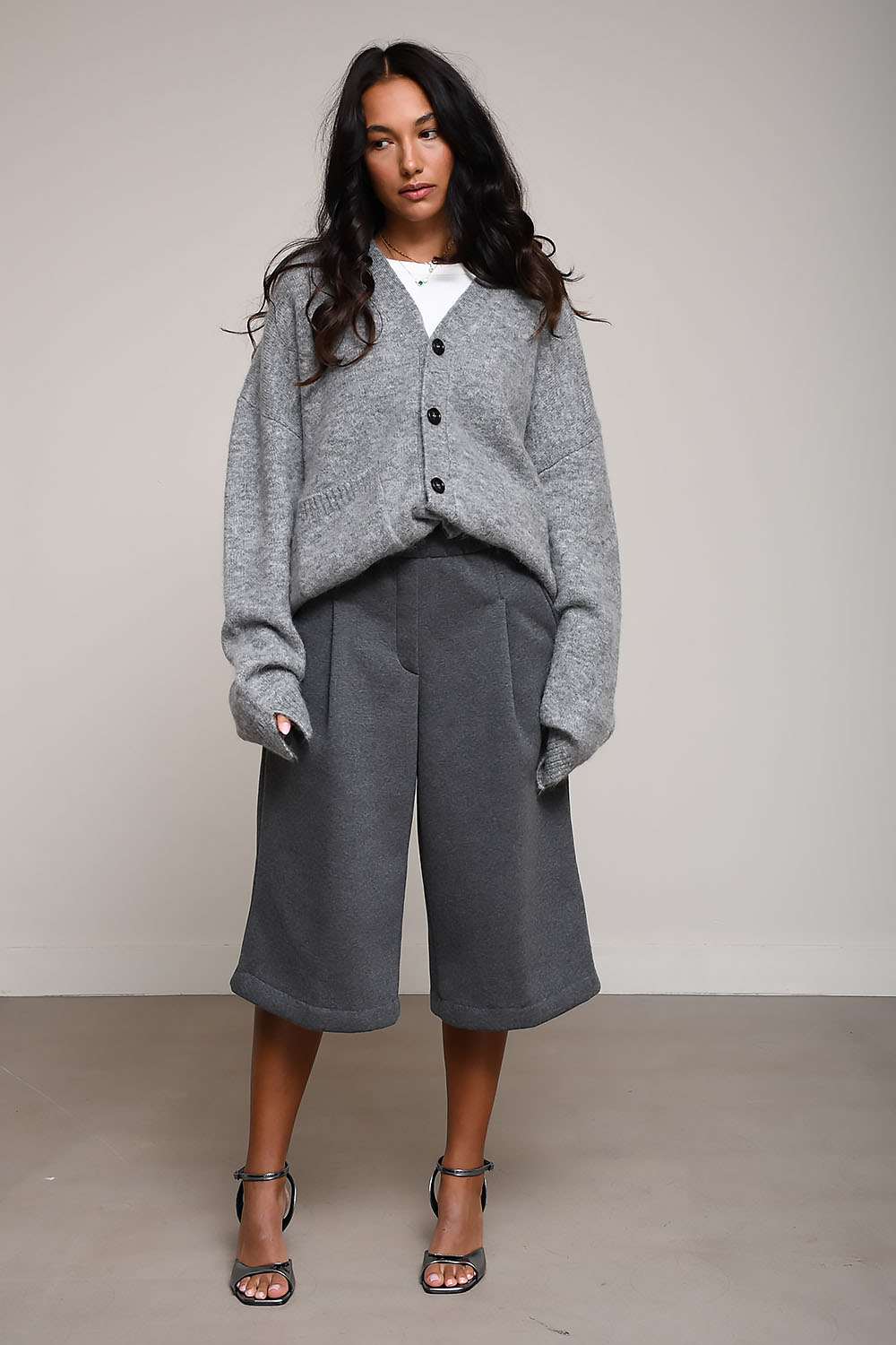 X heavy sweat loose bermuda