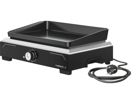 Campingaz Plancha Electric 1 XD 2500 W zwarte elektrische grill inclusief vetopvangbak en stroomkabel