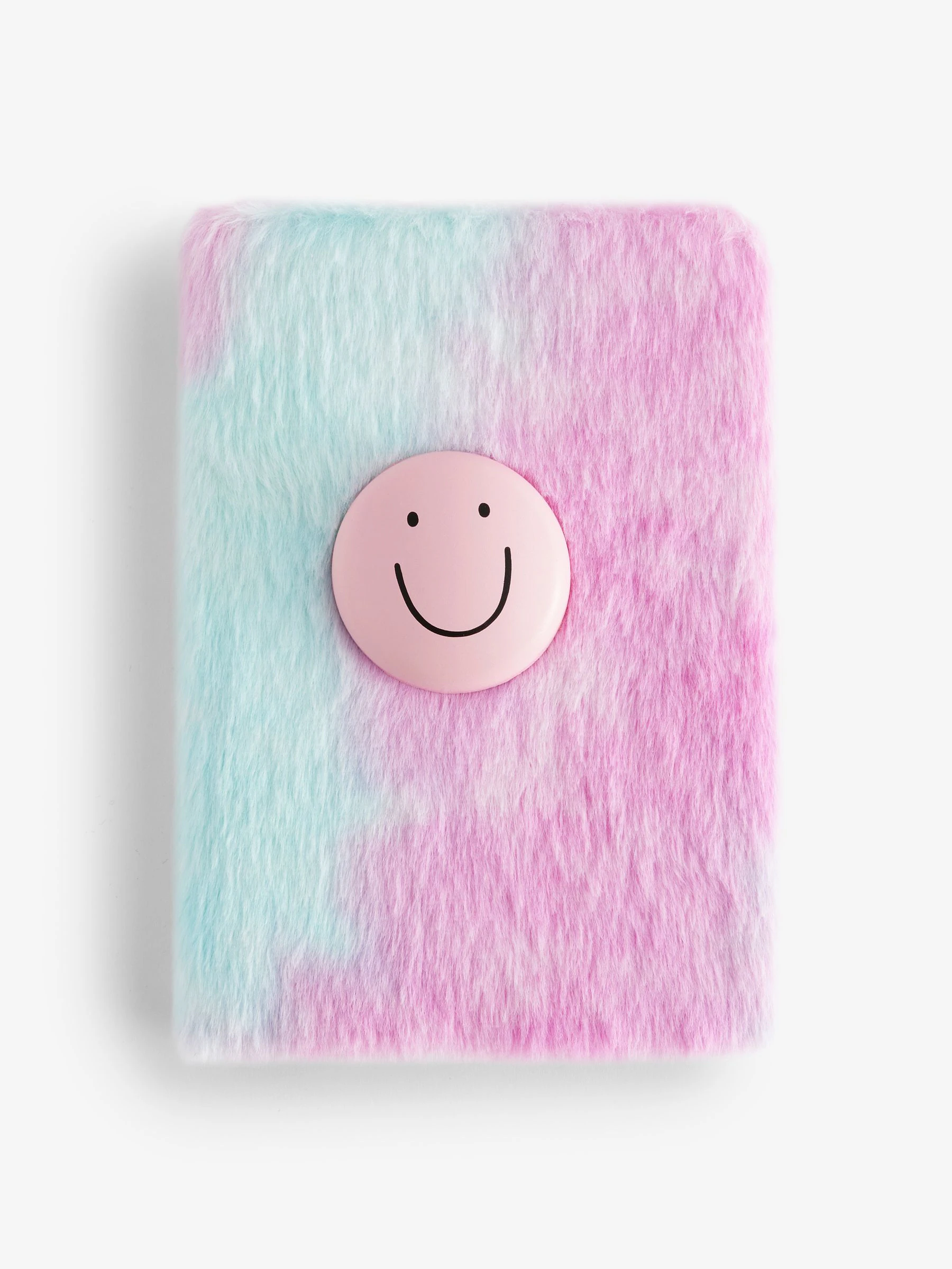 Smiley Faces A5 gelinieerd notitieboek met imitatiebont