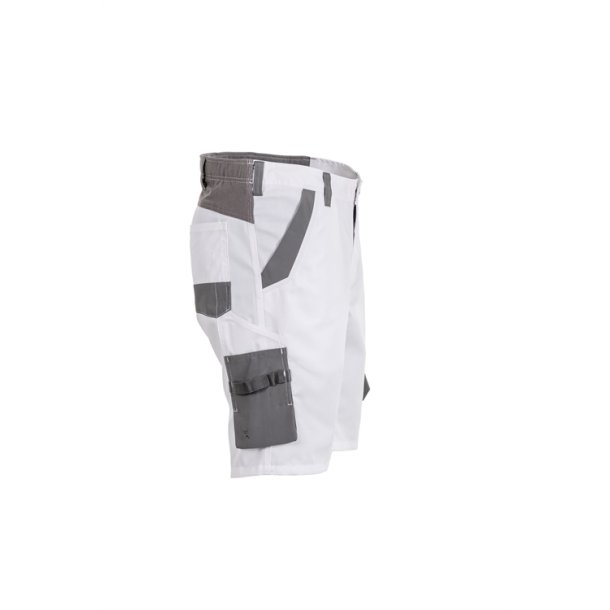 6458 Norit herre arbejdsshorts, hvid/zink