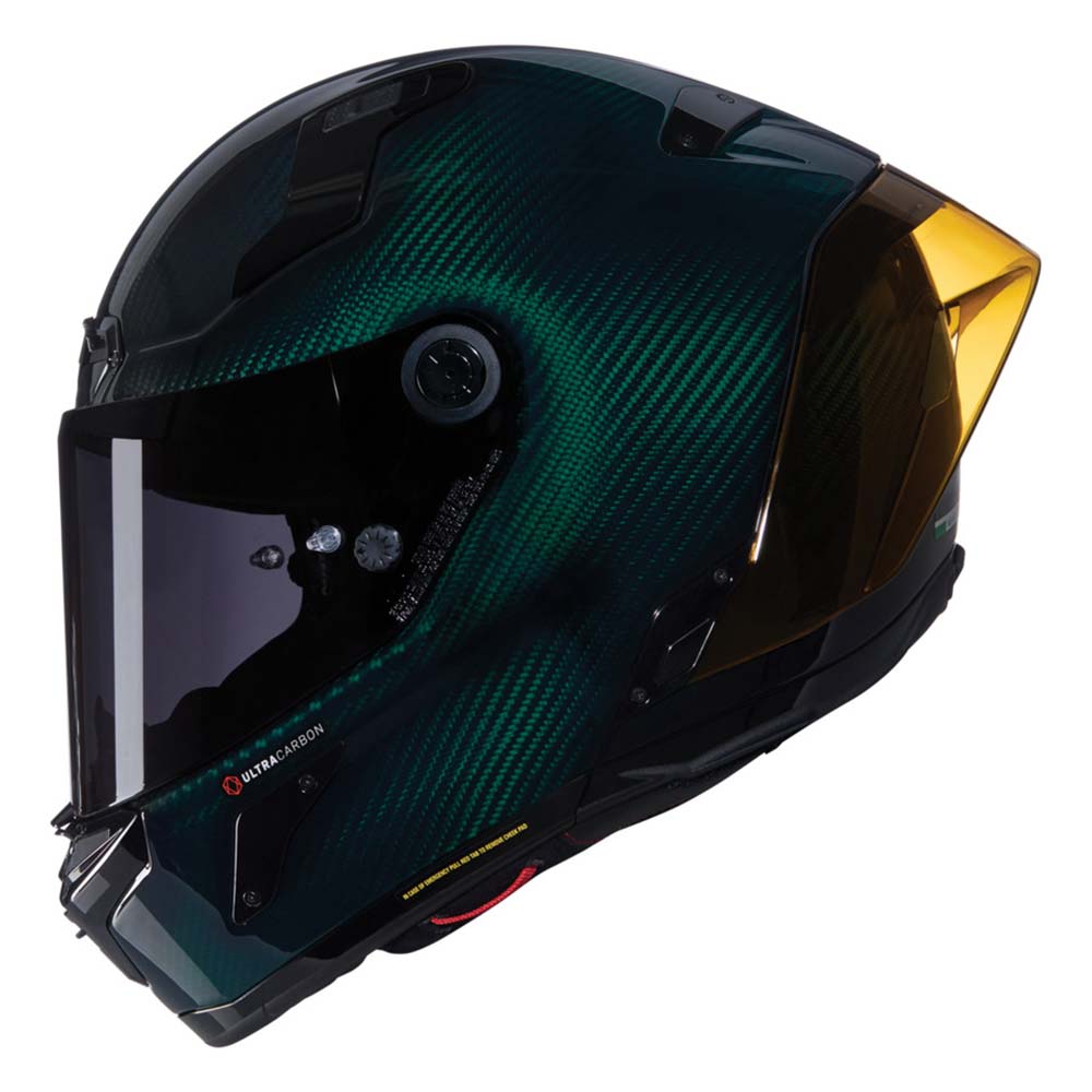 Nolan - Casque X-804 RS Ultra Carbon Liquido Vert / Carbone / Brillant