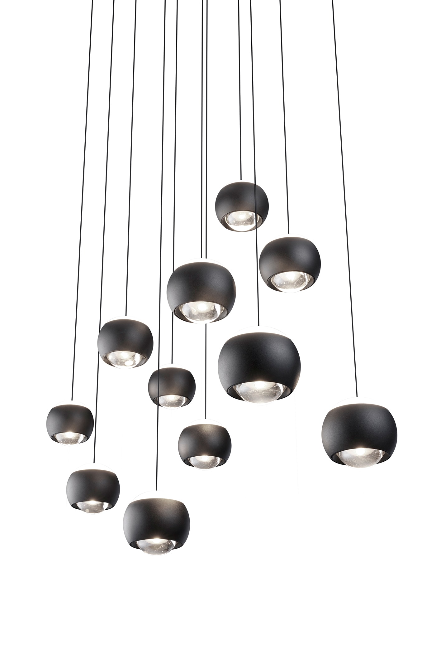 Musterring LED Balkenpendel MR CANNON 11-flg schwarz