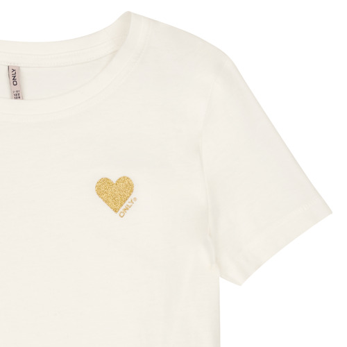 Only - KOGKITA S/S LOGO TOP JRS NOOS - Blanc