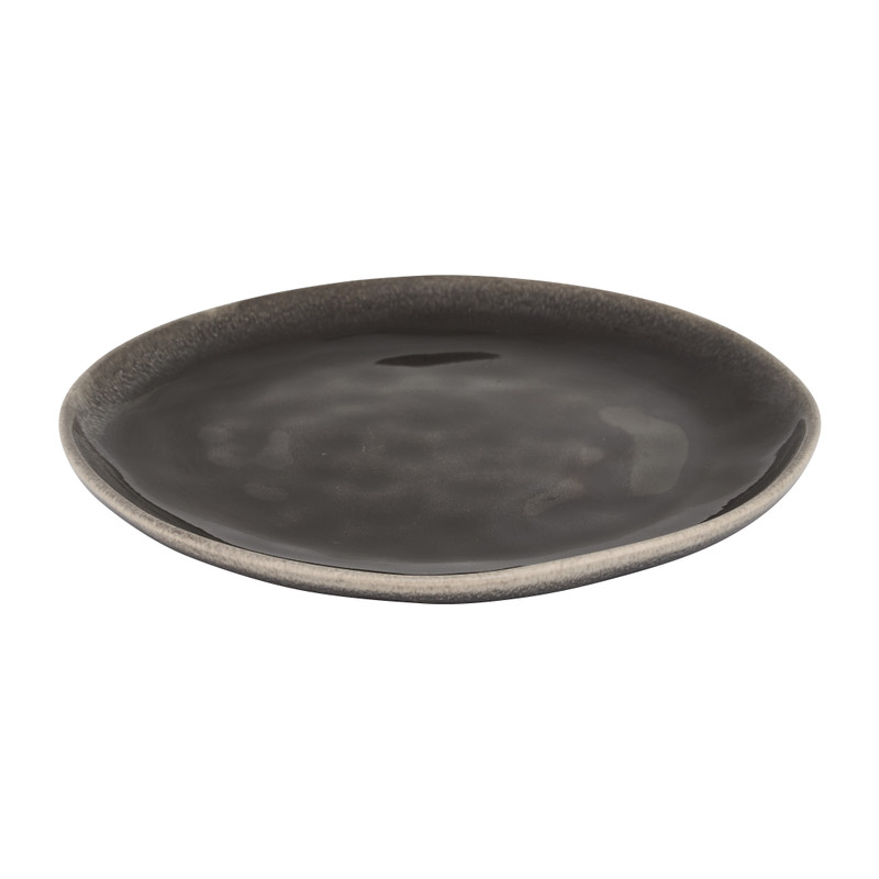 Ontbijtbord Toscane - zwart - ø20.5 cm