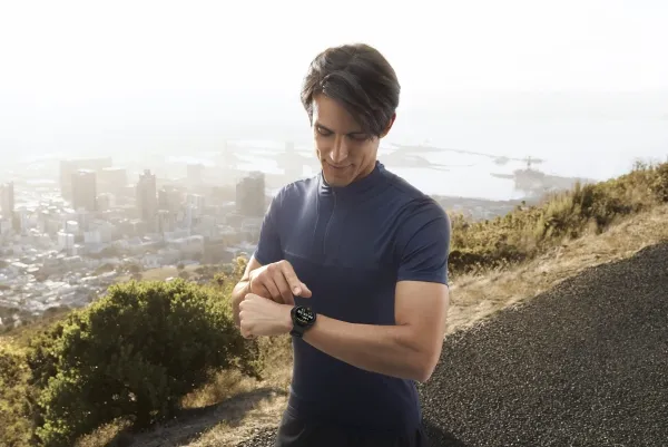[OUTLET] - Xiaomi Watch 2 Pro - 46 mm - sølv rustfrit stål - smart ur med rem - læder - brun - håndledsstørrelse: 135-205 mm - display 1.43