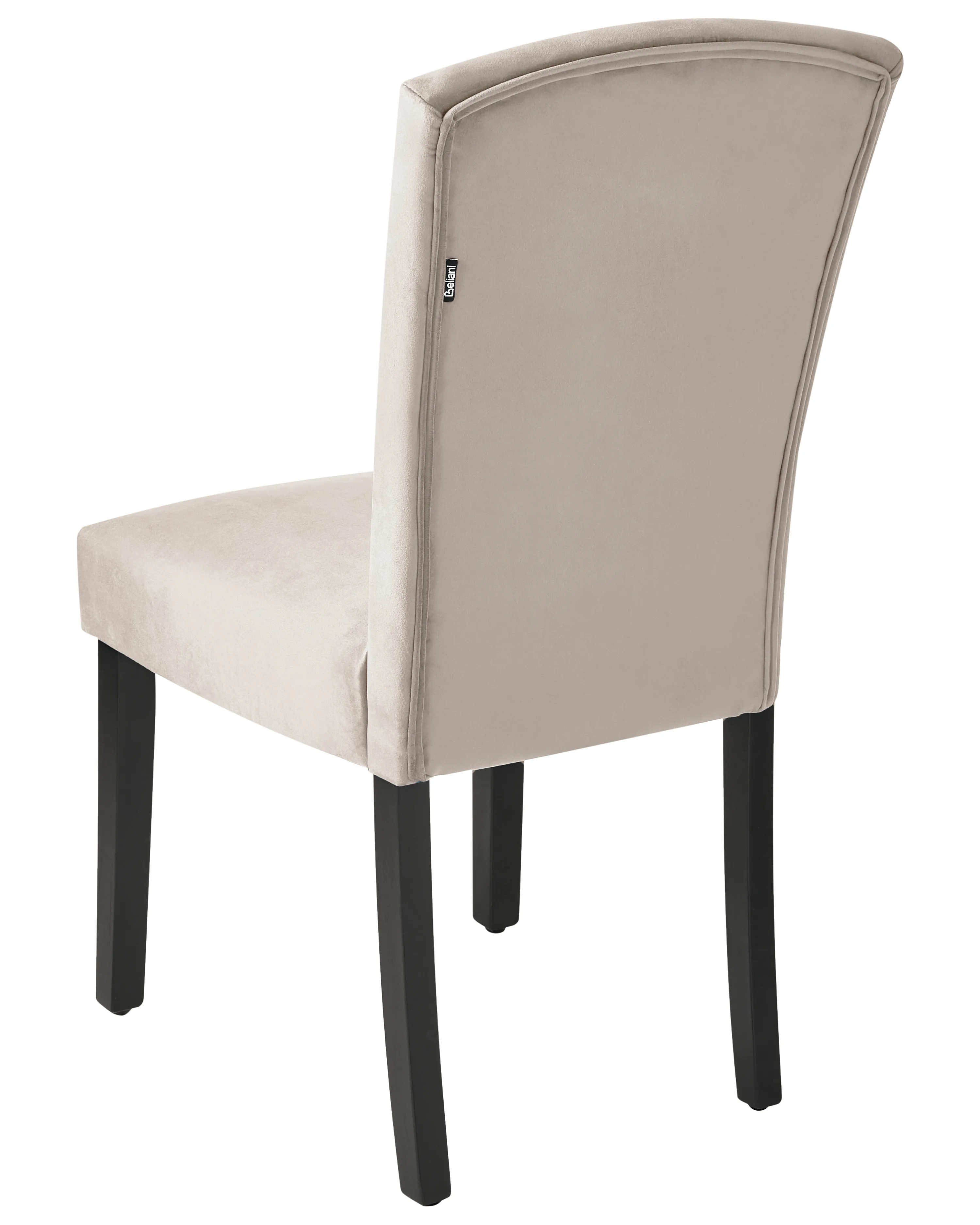 Set van 2 eetkamerstoelen PISECO Fluweel Grijs