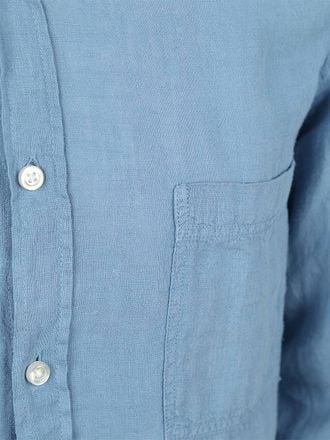 BOSS Relegant Overhemd Linnen Blauw 50537381-462 kopen