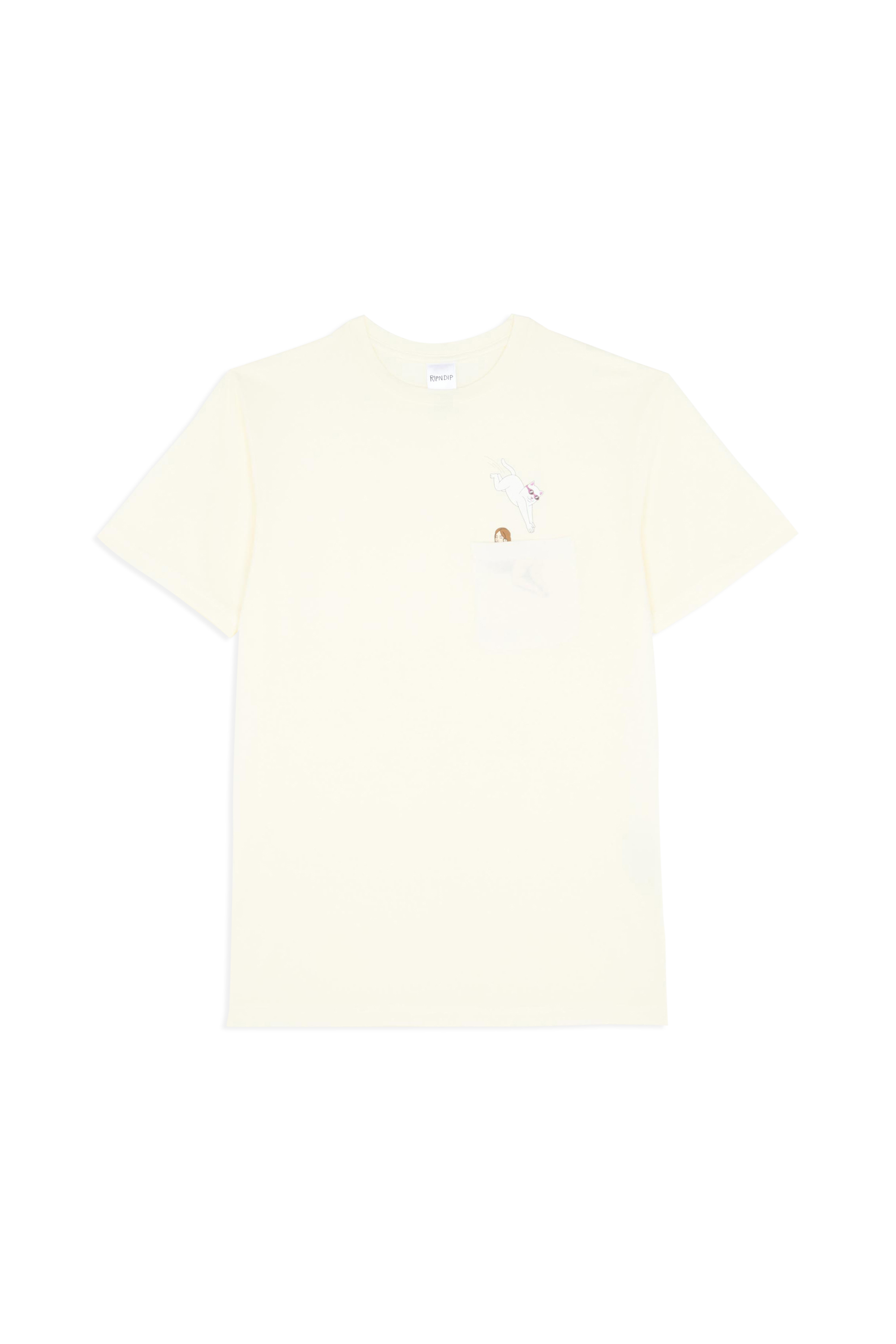 RIPNDIP T-shirt  JUMPIN IN POCKET Beige