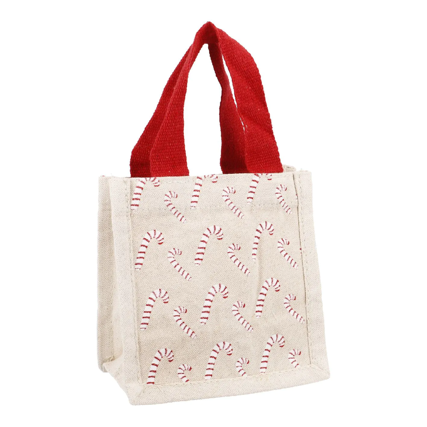 Tasche Weihnachten, Zuckerstange, 15 cm