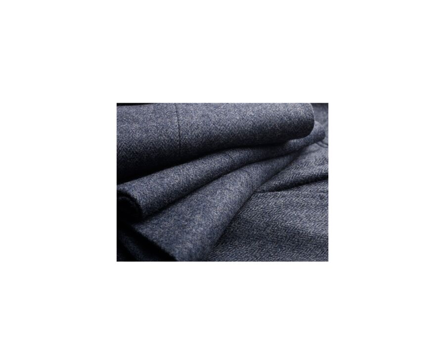 Pantalon habillé homme Chevron Gris Bleu - LELIAN