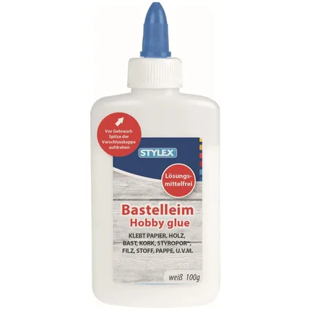 Stylex Bastelleim 100g, weiß