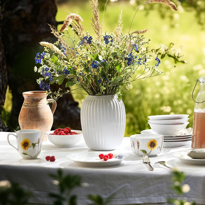 Kähler Design - Hammershøi Summer Schale, Ø 12 cm, wild flowers