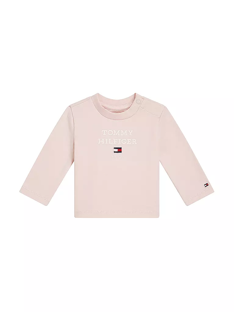 TOMMY HILFIGER Baby Langarmshirt rosa