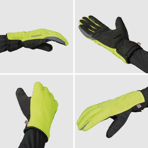 GripGrab Polaris 2 Vinter Cykelhandsker, Hi-Vis