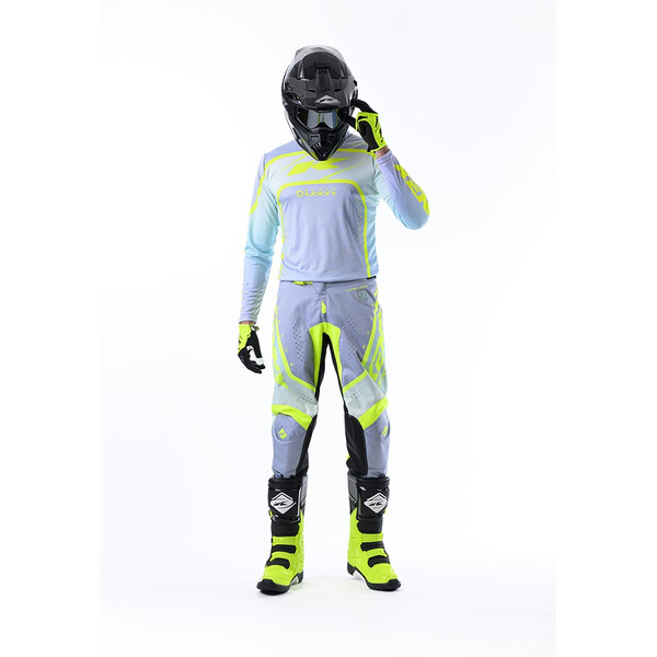 Kenny - Maillot Track Focus - 2024 Gris Clair / Blanc / Jaune