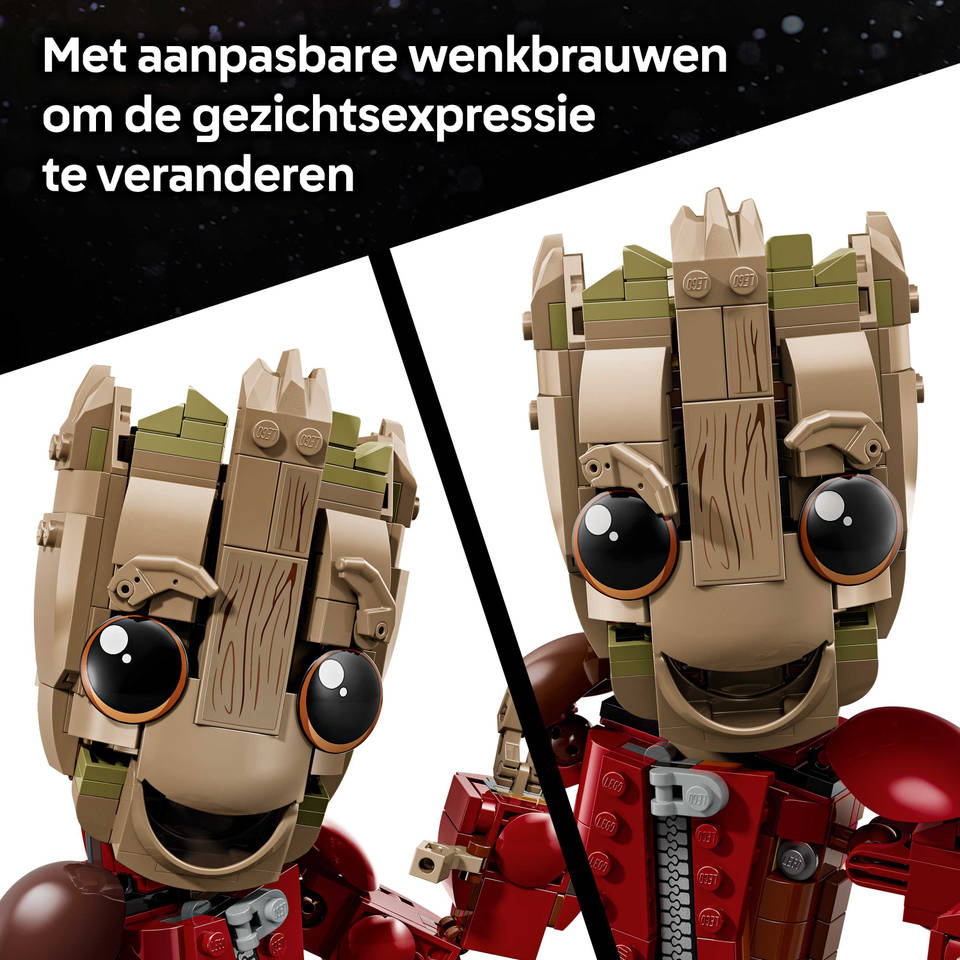 LEGO Marvel Groot in Ravager jumpsuit 76341
