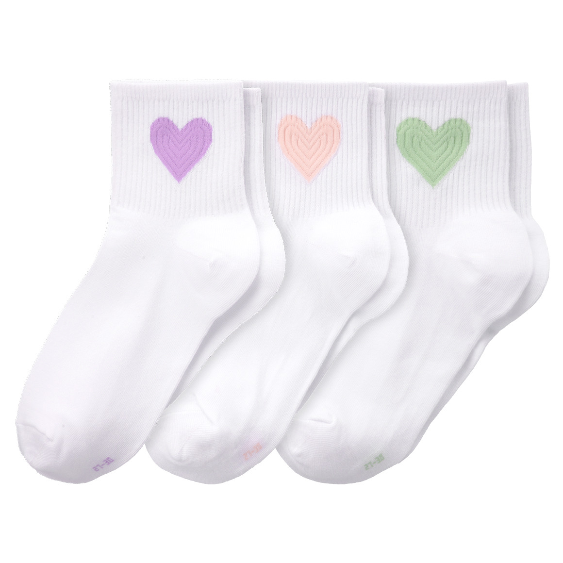 Topolino 3 Paar Mädchen Socken im Set weiss