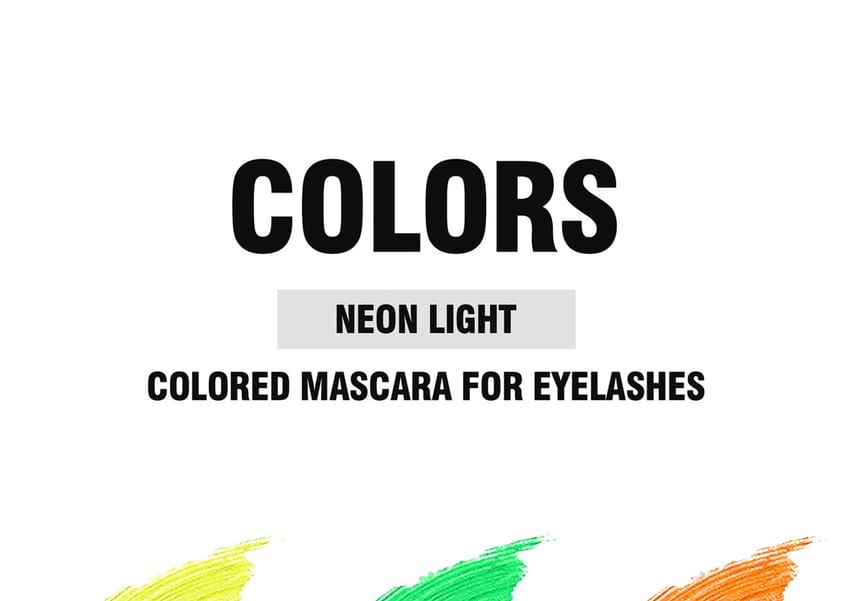 HANDAIYAN - Neon Lash Fluorescent Color Mascara - 6 kleuren