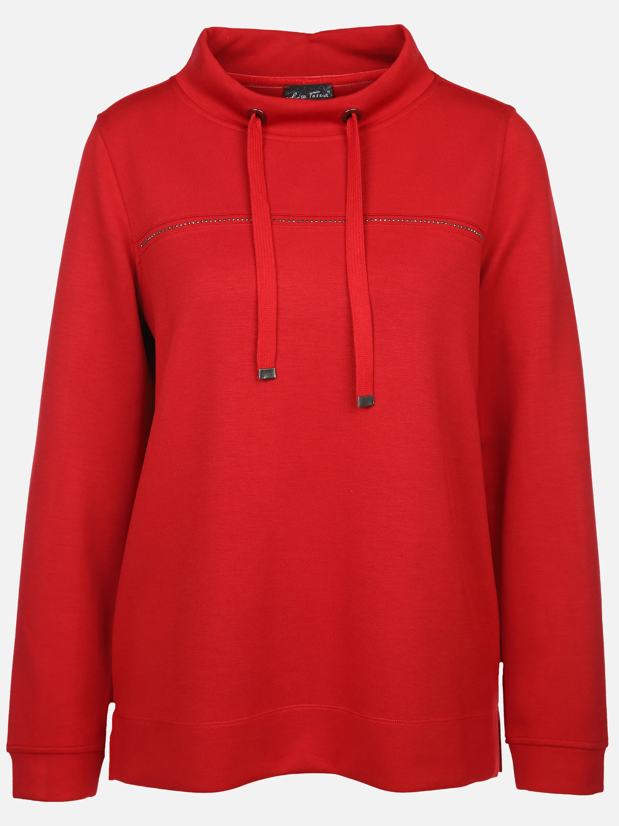 Damen Edelsweatshirt mit Glitzersteinchen