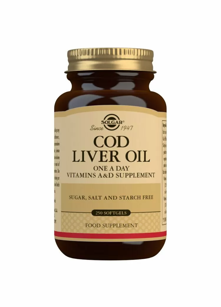 Solgar Torskeleverolie (Cod Liver Oil) -  250 kap