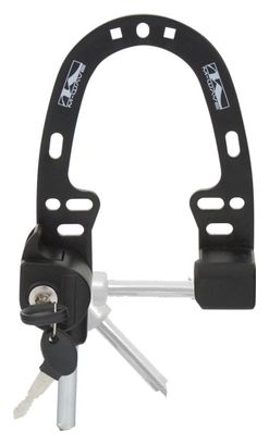 M-WAVE Serrure De Frein Multifonctionnelle Noir
