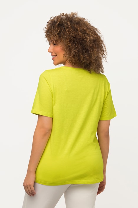 T-Shirt, Tiermotiv, Classic, V-Ausschnitt, Halbarm