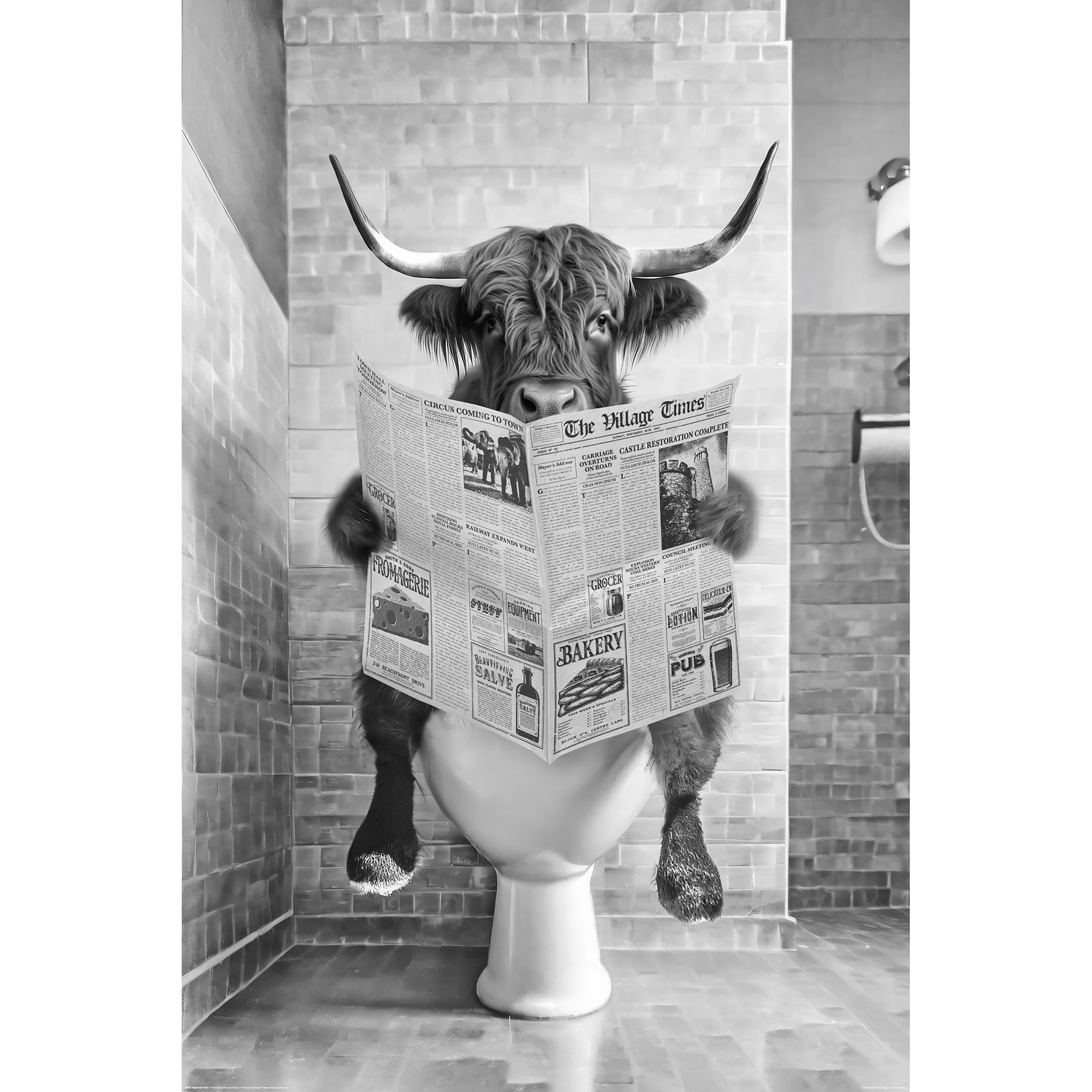 Deco-Panel HIGHLANDER TOILET - 60x90 cm