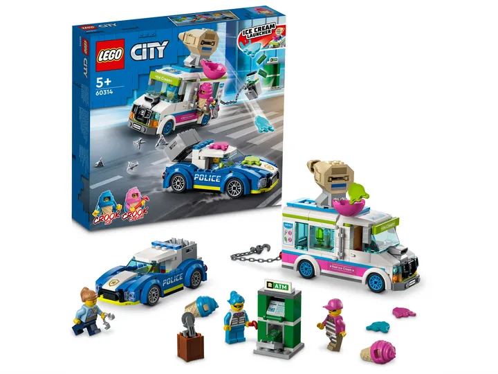 LEGO City 60314 Politijagt med isbil