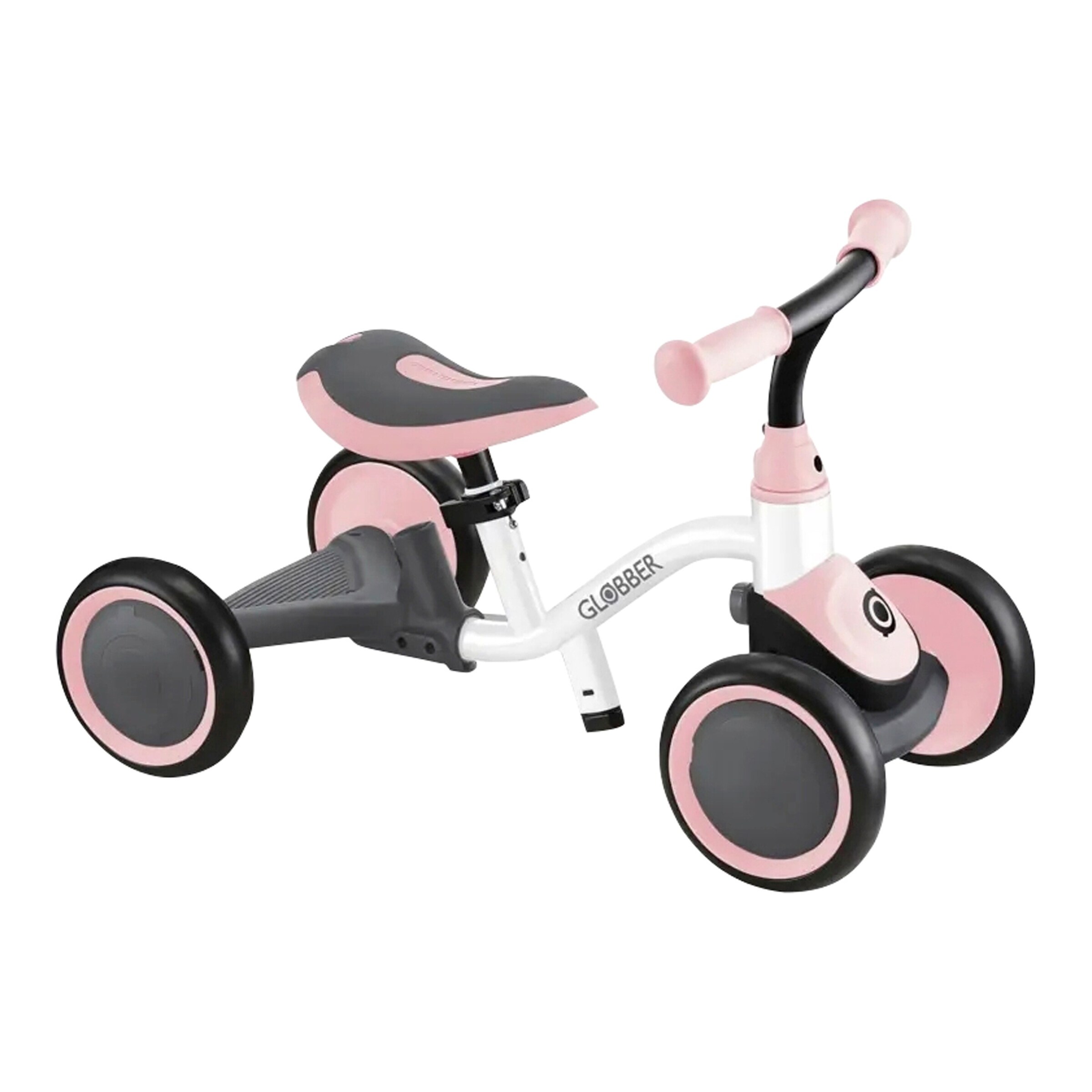 Globber 3in1 Lernrad weiß/pastellrosa