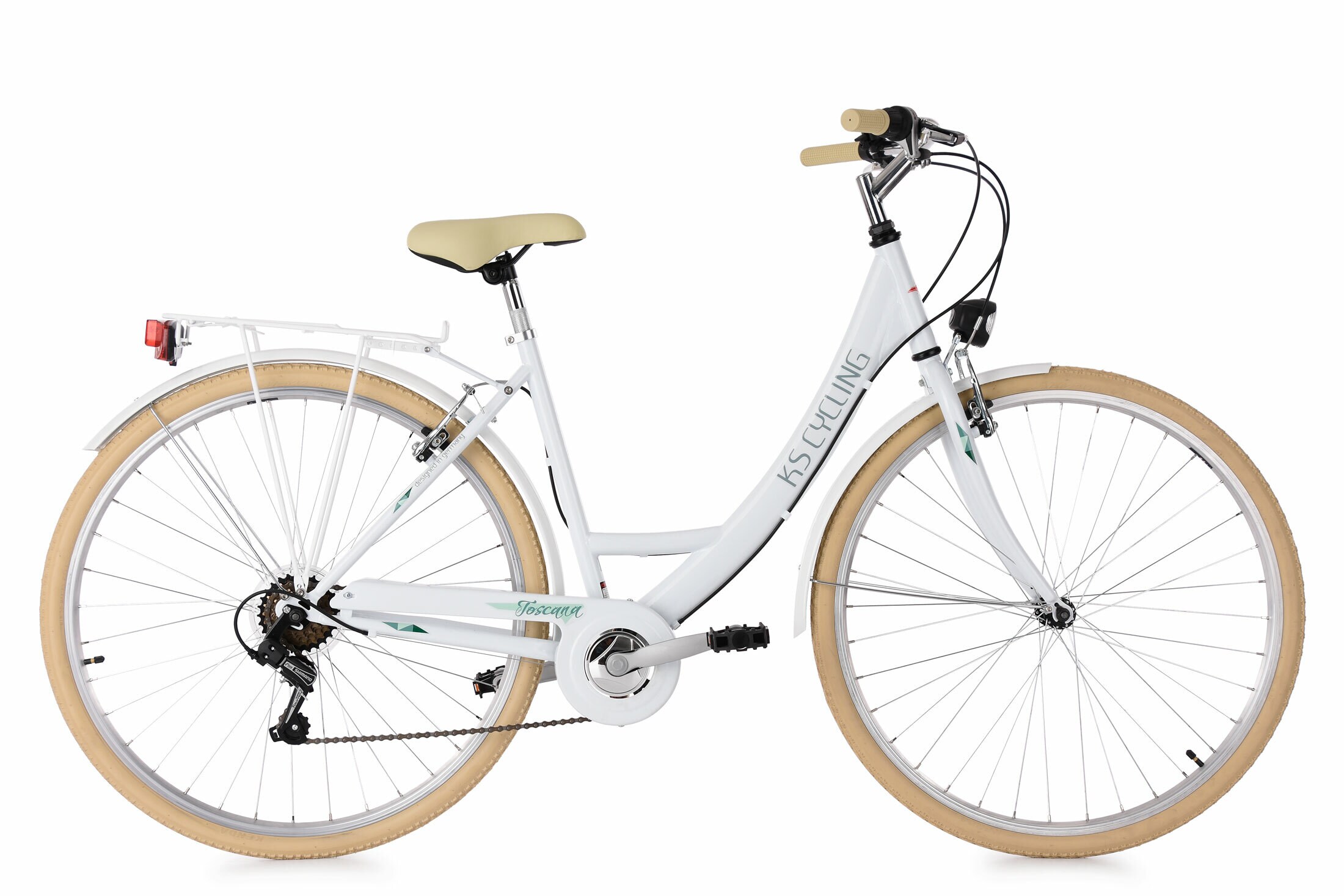 KS Cycling Damenfahrrad Cityrad 6-Gänge Toskana 26 Zoll