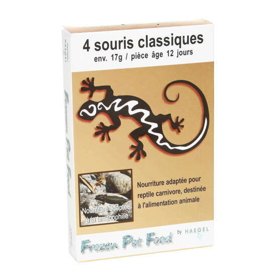 Souris médium 12 jours, 17 gr (4 pièces)