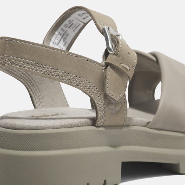 Sandalo a Listini Incrociati London Vibe da                Donna in beige