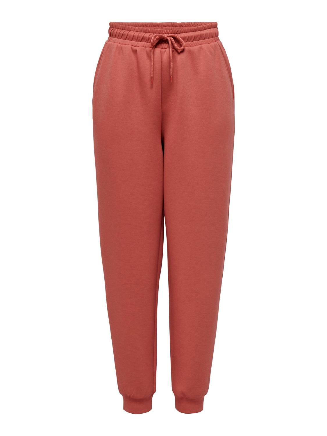 ONPLOUNGE Hohe Taille Normal geschnitten Jogginghose Mineral Red