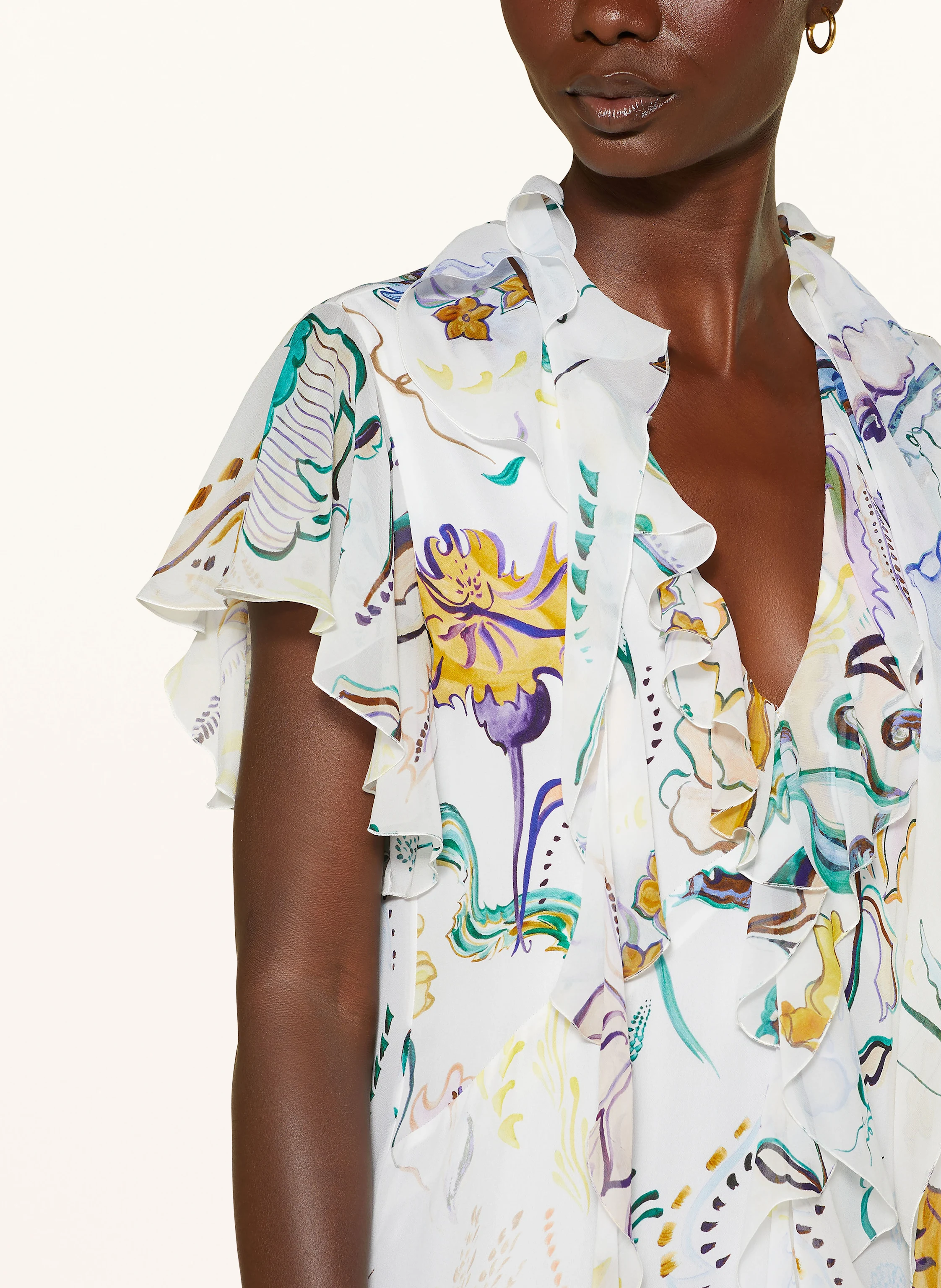 DOROTHEE SCHUMACHER Kleid FLORAL TWIST mit Volants