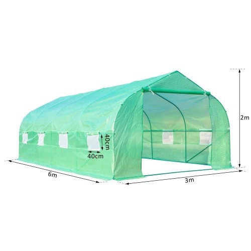 Estufa Outsunny para cultivo de plantas.