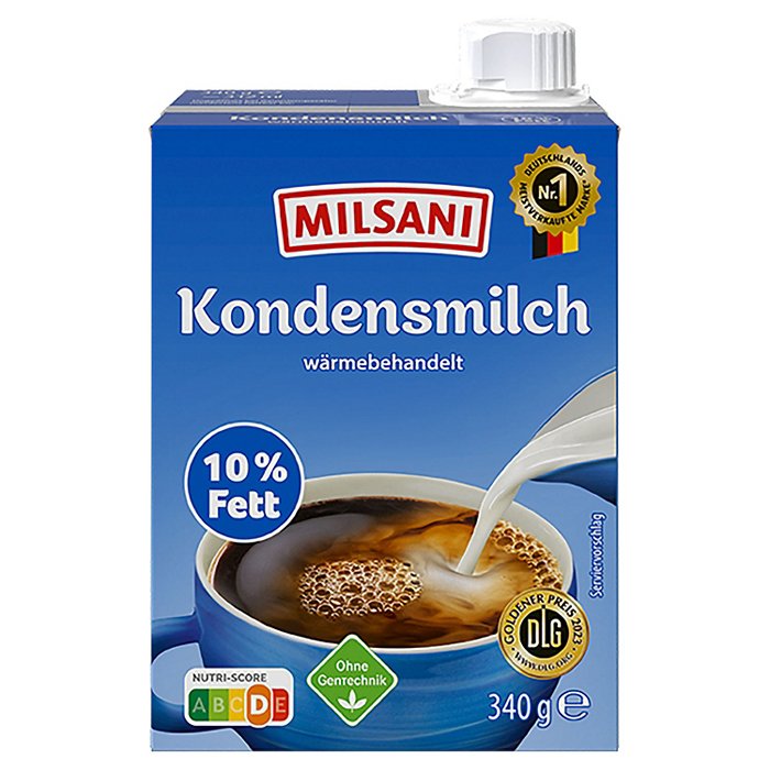 MILSANI Kondensmilch 10 % 340 g