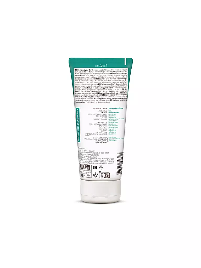 WELEDA FOR MEN Energy Fresh 3in1 Duschgel 200ml keine Farbe