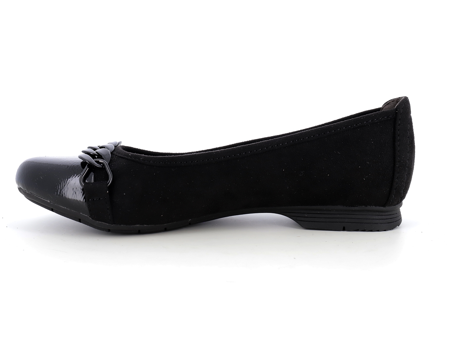 Jana  shoes-22165 Matières combinées Noir