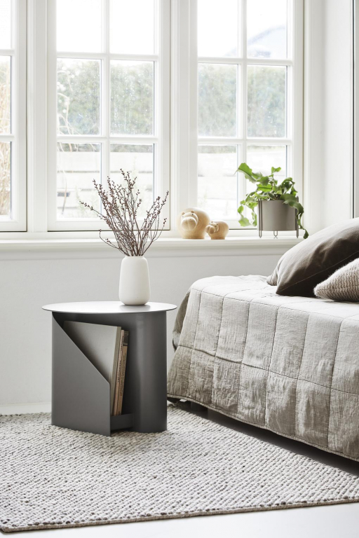 Woud Pidestall plantenbak small taupe